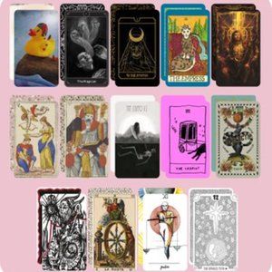 The Alleyman's Tarot - 137 cards from different artists + guidebook journal NIB